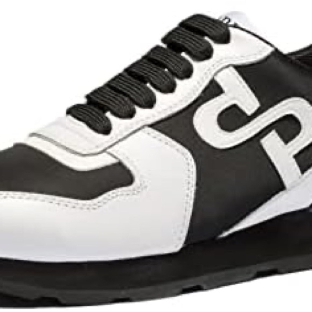 Stylish Black and White Sneakers